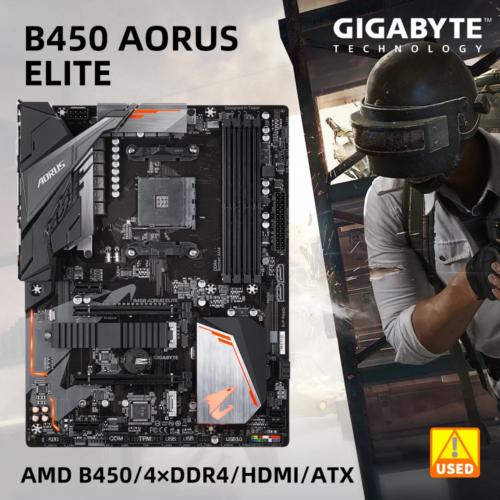 

Материнская плата GIGABYTE B450, материнская плата B450 AORUS ELITE с поддержкой Ryzen 7 1700 3700x Ryzen 5 2600x2600x3500 3600 5500 5600G 5600G 4600G 2400G