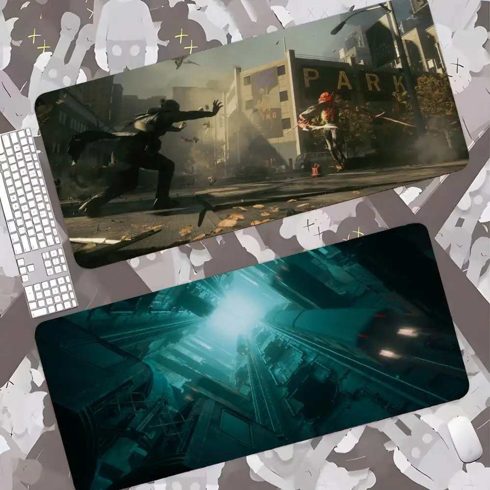 Control Resonant Mouse Pads Gamer Keyboard Mat Pads Gaming Desk Protector Laptops Large Mousepad Cartoon Deskmat