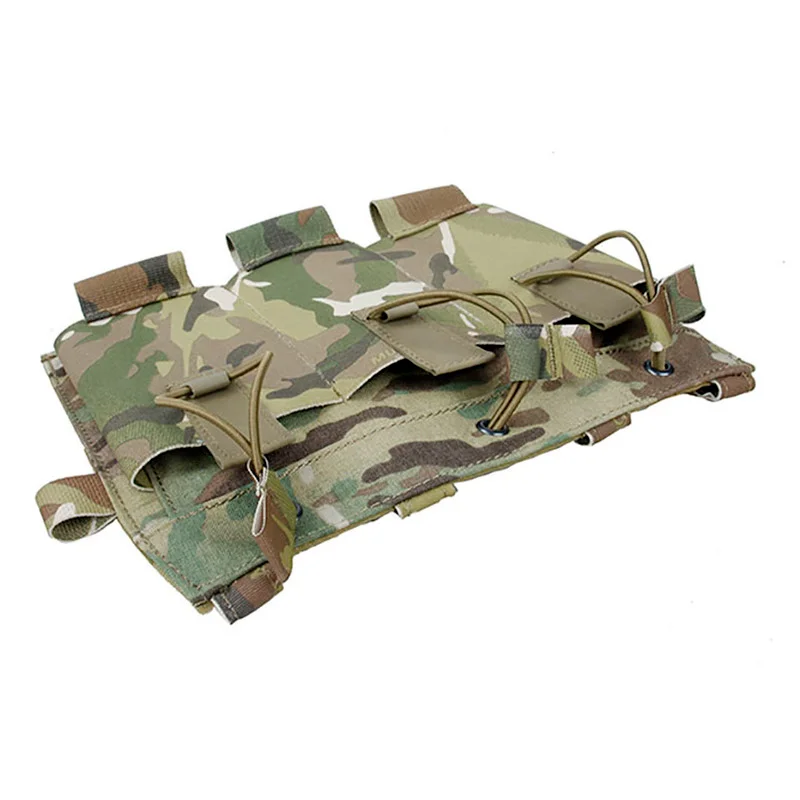 TMC Tactical Molle M4 TRIPLE MAG Pouch MC Triple Magazine Bag for Tactical Vest JPC2.0 AVS SPC Front Panel TMC3465