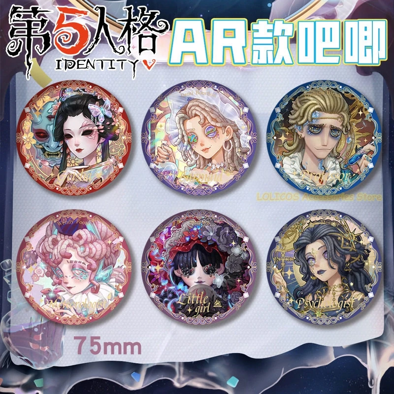 Jeu identité V Naiad Geisha Fools or Ada Mesmer Anime Q Version fer blanc Badge broche accessoires Cosplay