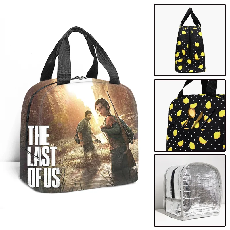 

Trendy Youthful The Last of Us Part 2 3D Print Insulated Portable Handbags Ice Bags Lunchbox Thermal insulation Food Lunch Bag