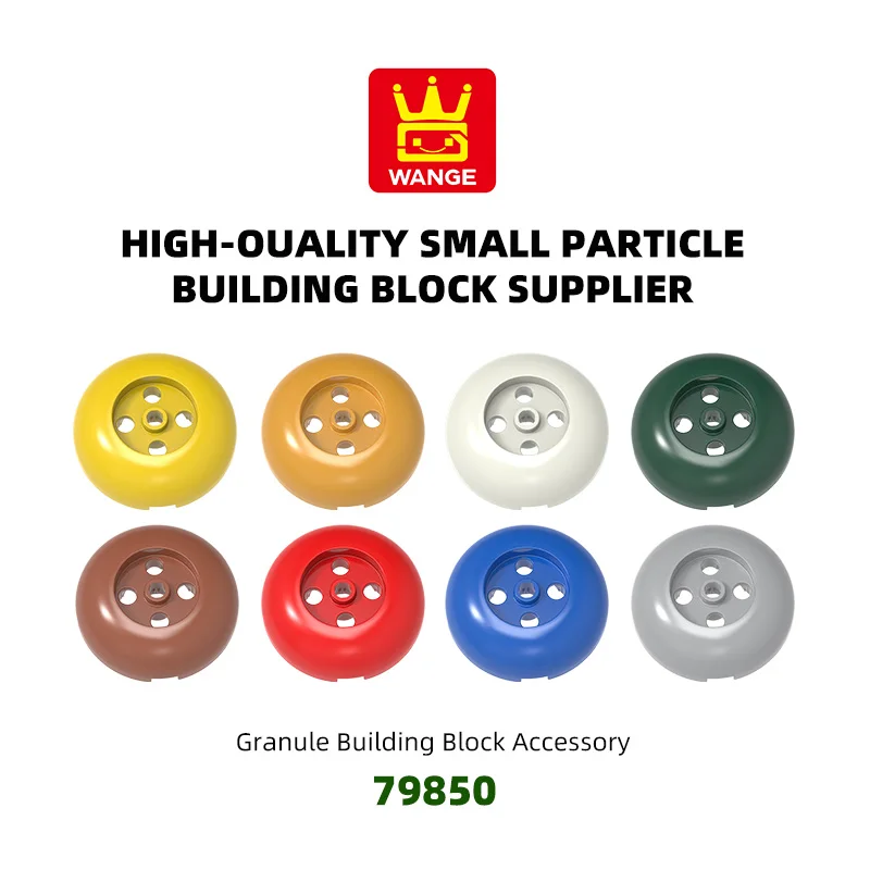 37Pcs/Lot 79850 WANGE 4X4 Dome Cap Building Blocks Moc Accessories Compatible With Assembles Bricks Children Toys Gift Box