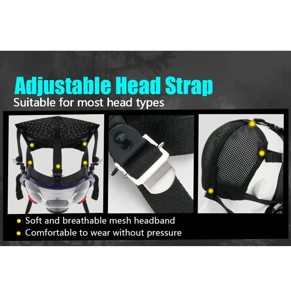 Volgelaatsmasker Gasmasker 40 mm actieve koolfilterbus Geschikt voor dampen Chemisch, spuitverf, tactisch-overleving