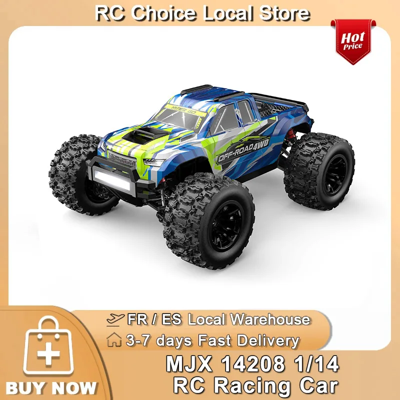 MJX 14208 Hyper Go Bürstenloses RC-Auto im Maßstab 1:14, Allrad-Hochgeschwindigkeits-Offroad-Monstertruck, 2,4 G ferngesteuertes Auto, Spielzeug als Geschenk