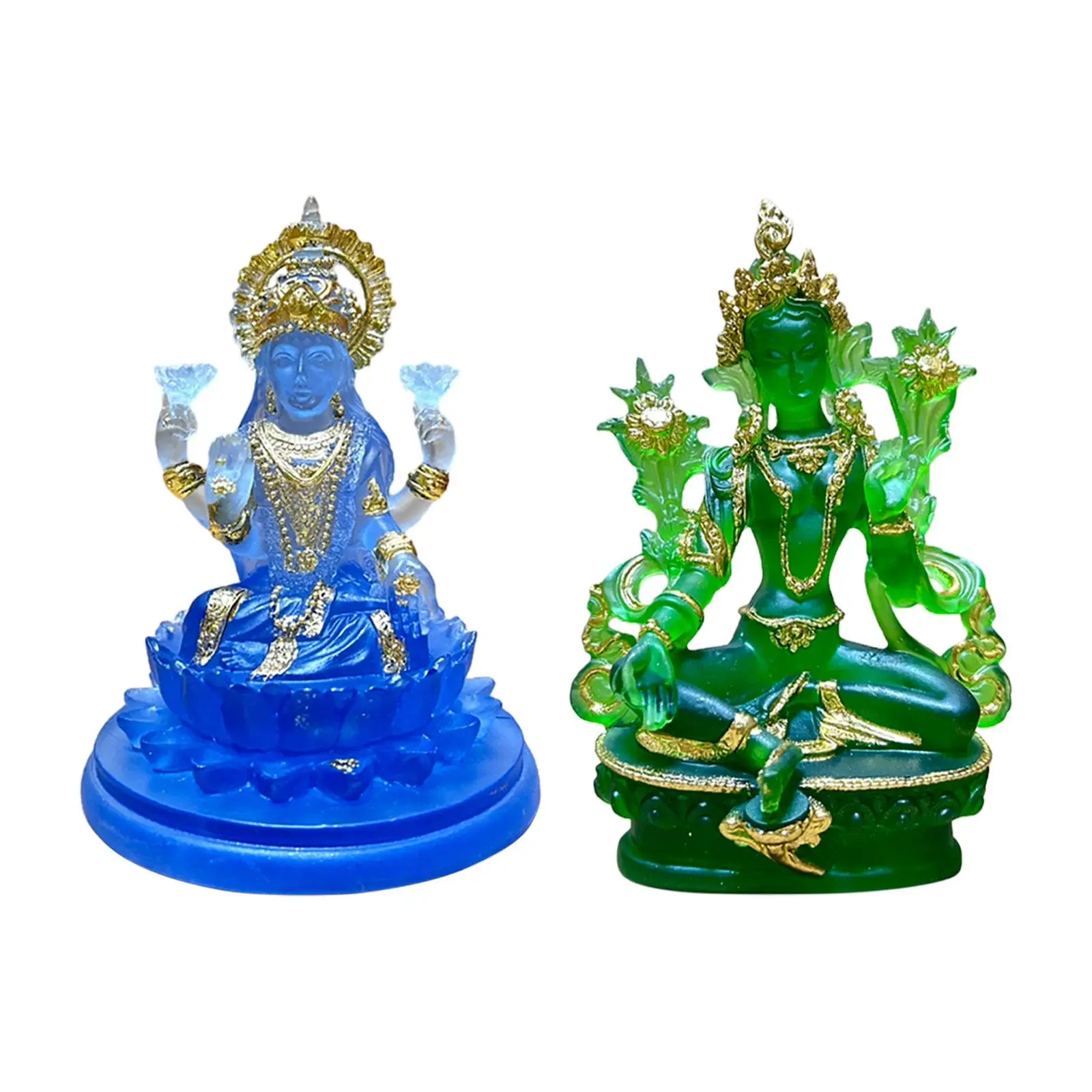 Home Decoration Buddha Figurine Resin Crafts Statue Art Supplies for Modern Living Room Tabletop