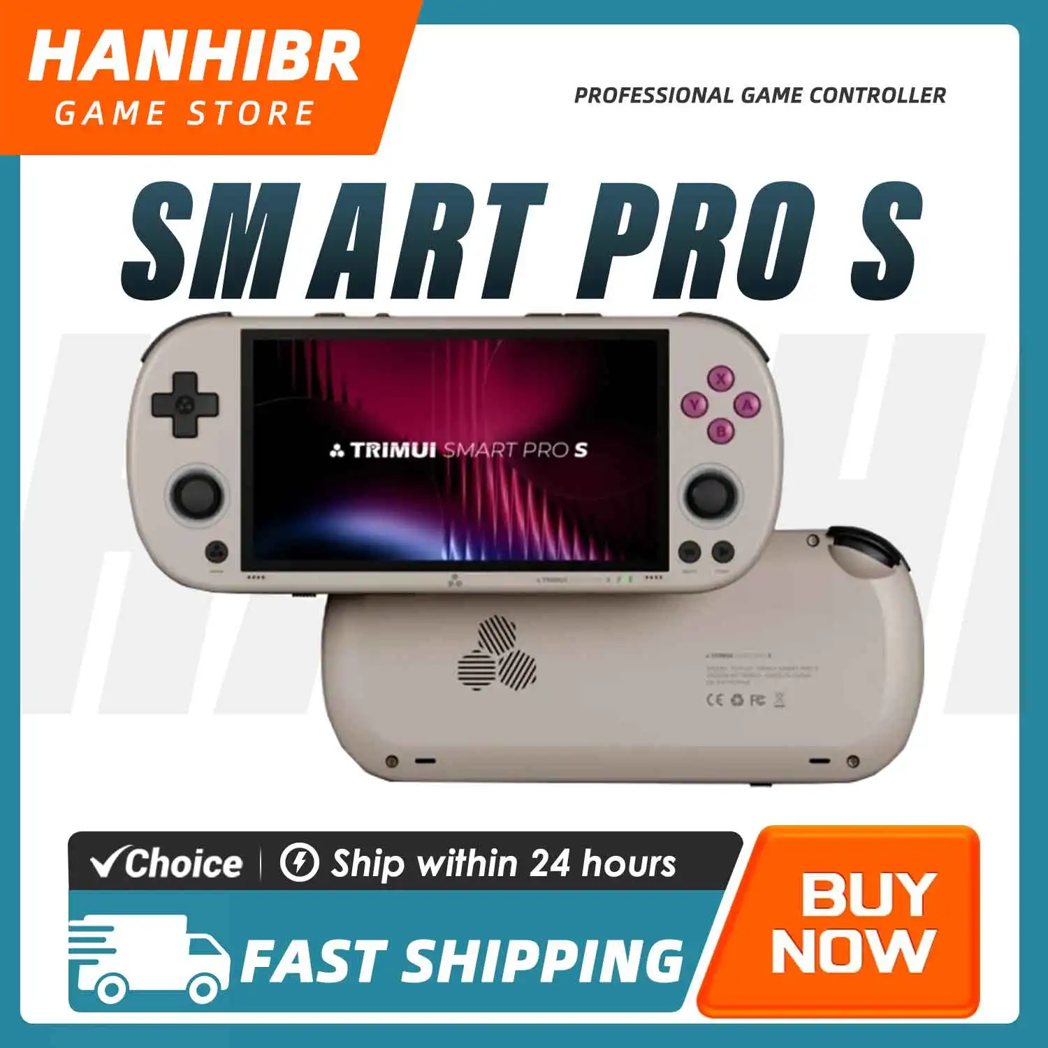 

Портативная игровая консоль Trimui Smart Pro S TG5050 — лучшая для игр PSP, восьмиядерный процессор 2,0 ГГц, 4,96-дюймовый IPS-дисплей, RGB LED, аккумулятор 5000 мАч