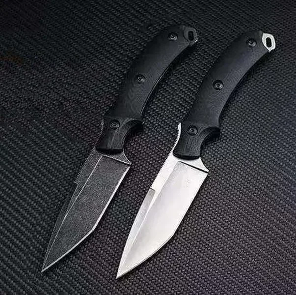 BAS 03V2 Straight Fixed Balde Knife D2 Blade G10 Handle with Kydex Sheath Tactical Pocket Hunting Camping EDC Survival Tool