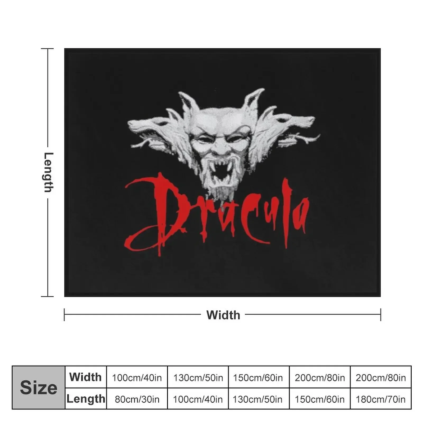 Dracula Bram Stoker Throw Blanket Polar Heavy Blankets