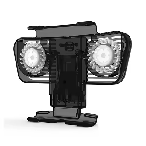 For Steam Deck Console Game Accessories 2-In-1 Fan Cooling Cooler Holder Bracket Base Stand Replacement Dock Dual C-Port Adapter