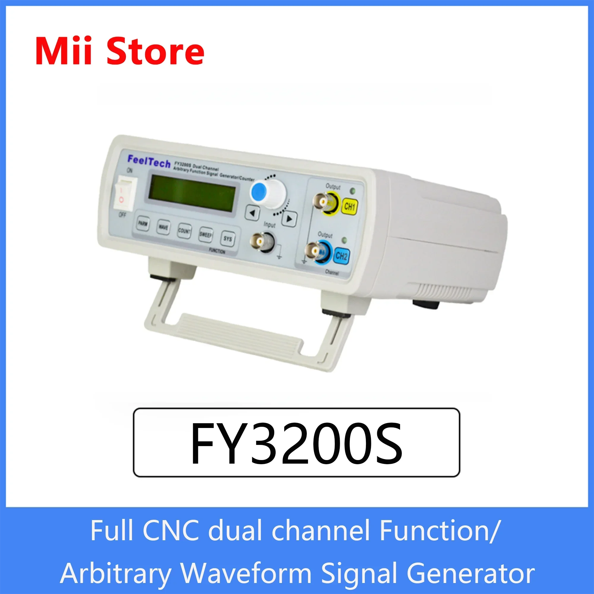 Imagem -02 - Digital Dds Signal Generator Dual Channel Função Medidor de Freqüência Fy3200s6mhz