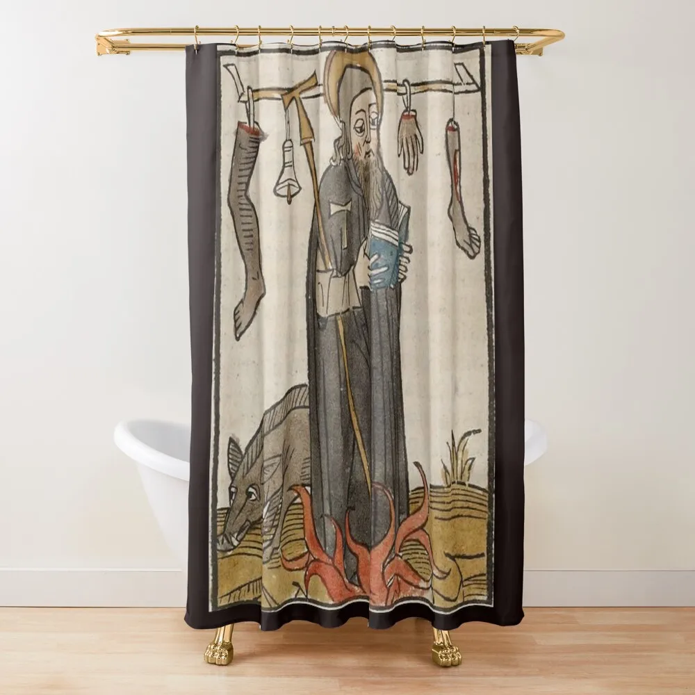 

Medieval Saint Meme Shower Curtain Cute Shower Bathroom Shower Modern Showers For Bathroom Bathtub Curtain