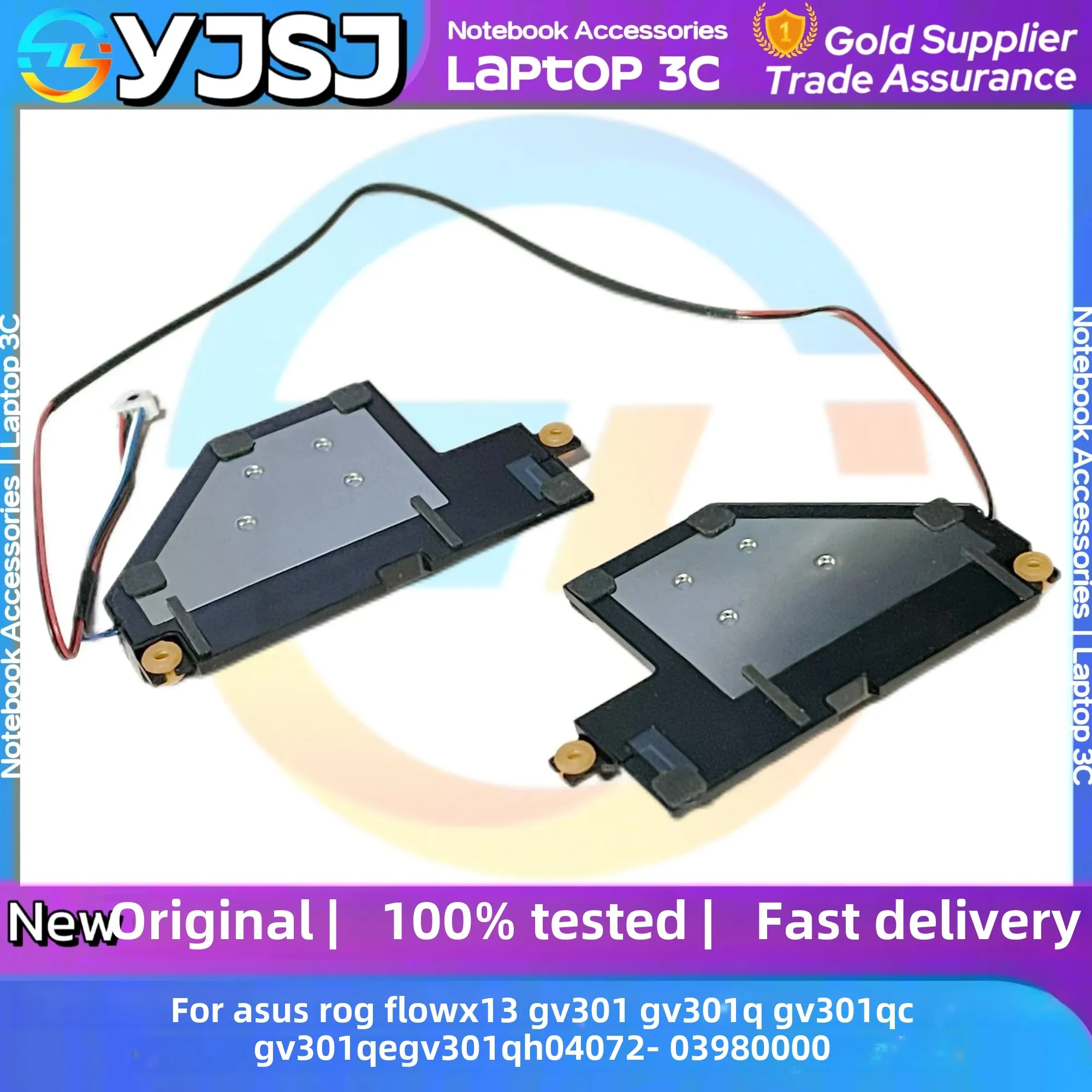 NEW GENUINE Original Laptop Speaker FOR Asus ROG Flow X13 GV301 GV301Q GV301QC GV301QE GV301QH built-in speaker 04072-03980000