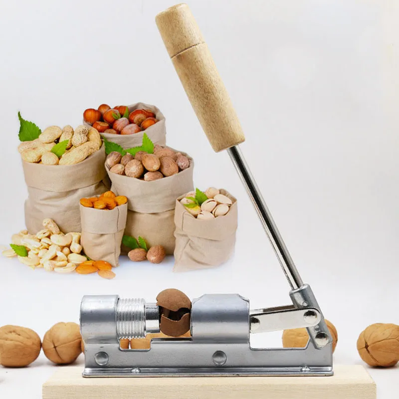 Nutcracker Crack Almond Plier Nut Hazelnut Hazel Pecan Heavy Duty Walnut Cracker Filbert Machine Sheller Kitchen Clamp Clip Tool