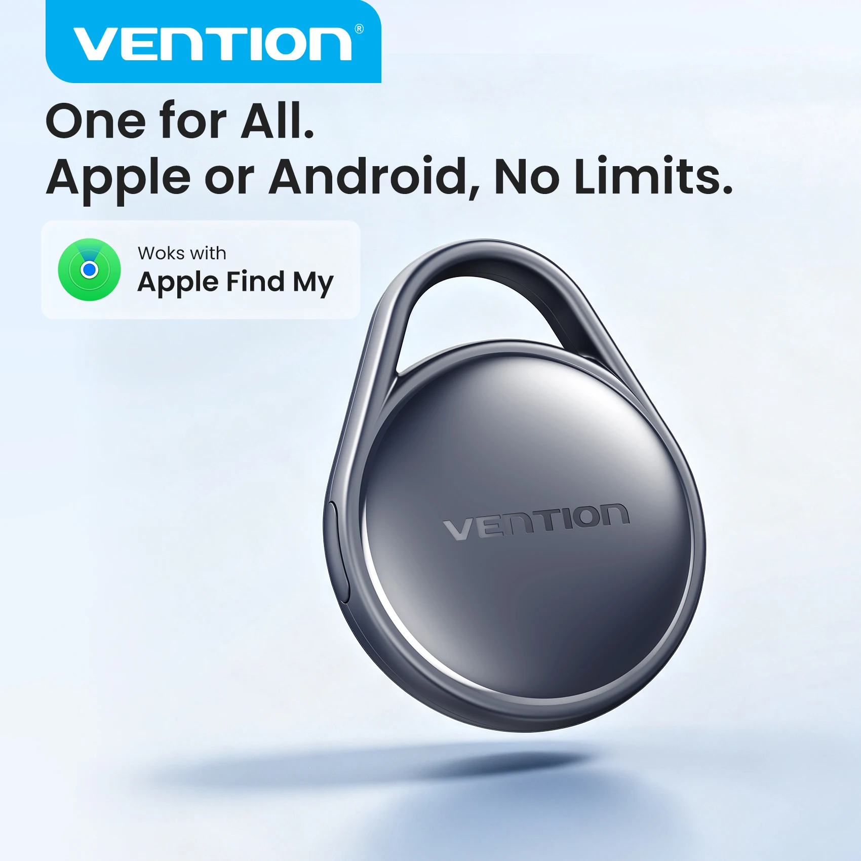 Vention SmartTag SpotTag Dual-Mode Smart Anti-Lost Tracker with Built-in Buzzer Bluetooth Multi-Device Sharing For Apple Find My