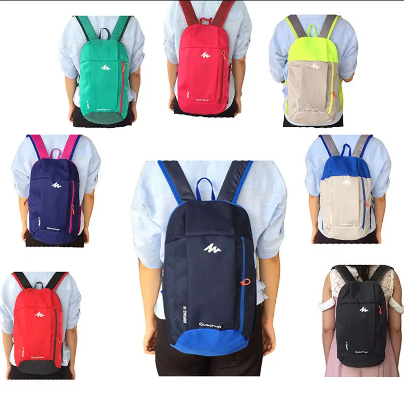 Decathlon Backpack Backpack Small Backpack Advertising Schoolbag Outdoor Sports Backpack Training Class Schoolbag Factory Direct