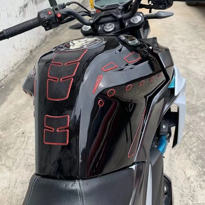 العالمي خزان الوقود ملصق للدراجات النارية خزان وسادة عظم السمك حصيرة النفط خزان الغاز حامي غطاء دراجة نارية ملصق الديكور