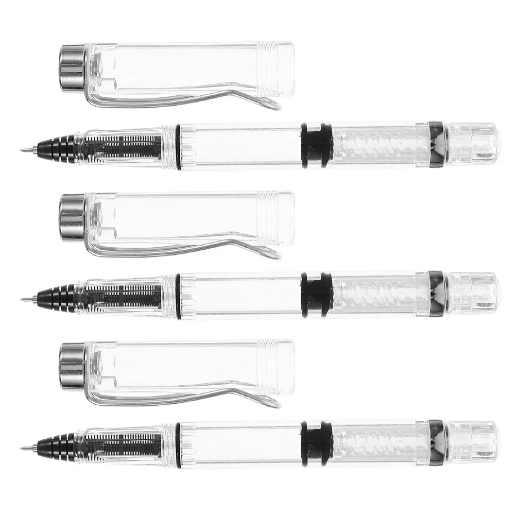 3Pcs Refillable Fine Point Gel Writing Pens Elegant Design No Ink Included Versatile Use for Counters Shops Writing Note Taking