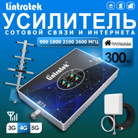 Lintratek Cellular amplifier 800 900 1800 2100 LTE 2600 2G 3G 4G 5G Cellular signal amplifier 4g mobile phone signal amplifier
