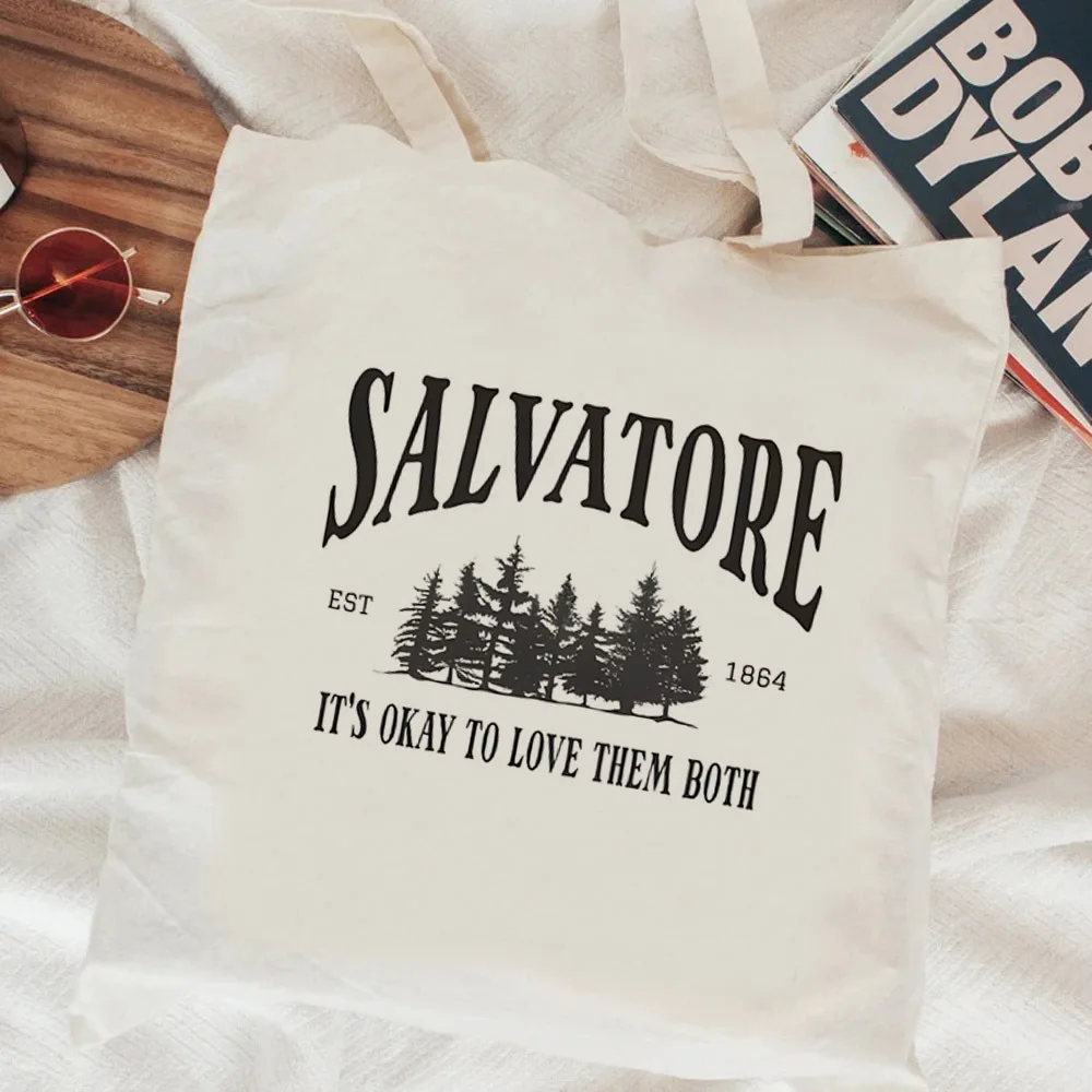 the Vampire Diaries shopping bag tote shopping bolso handbag bag tote bolsas ecologicas reusable ecobag sac tissu