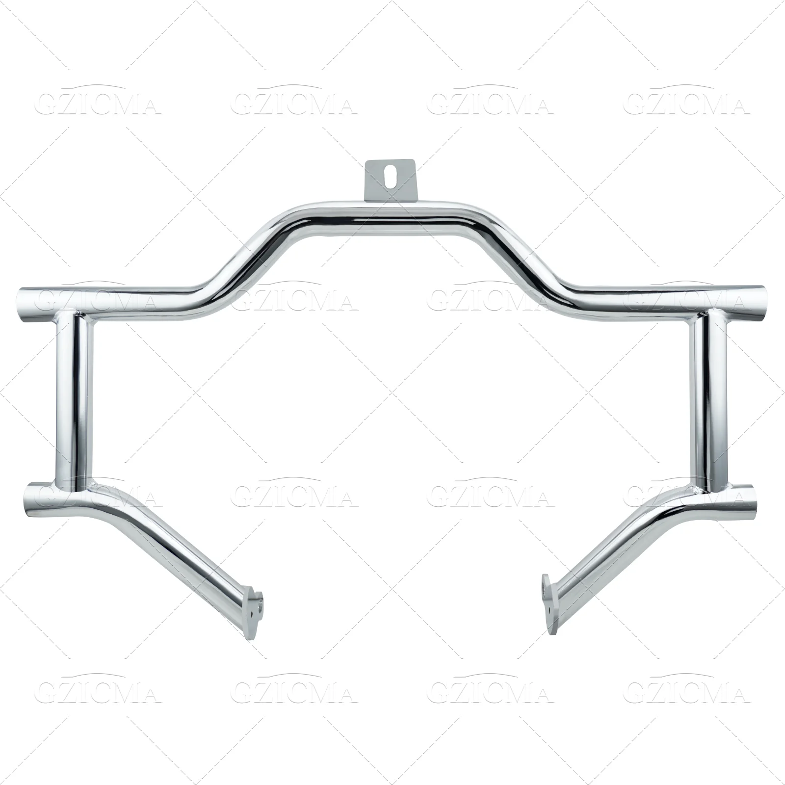 

GZICMA Engine Guard Chrome Crash Bar w/ CNC End Slider for Harley Touring 2009-2024 Street Glide Road King Electra Ultra Limited