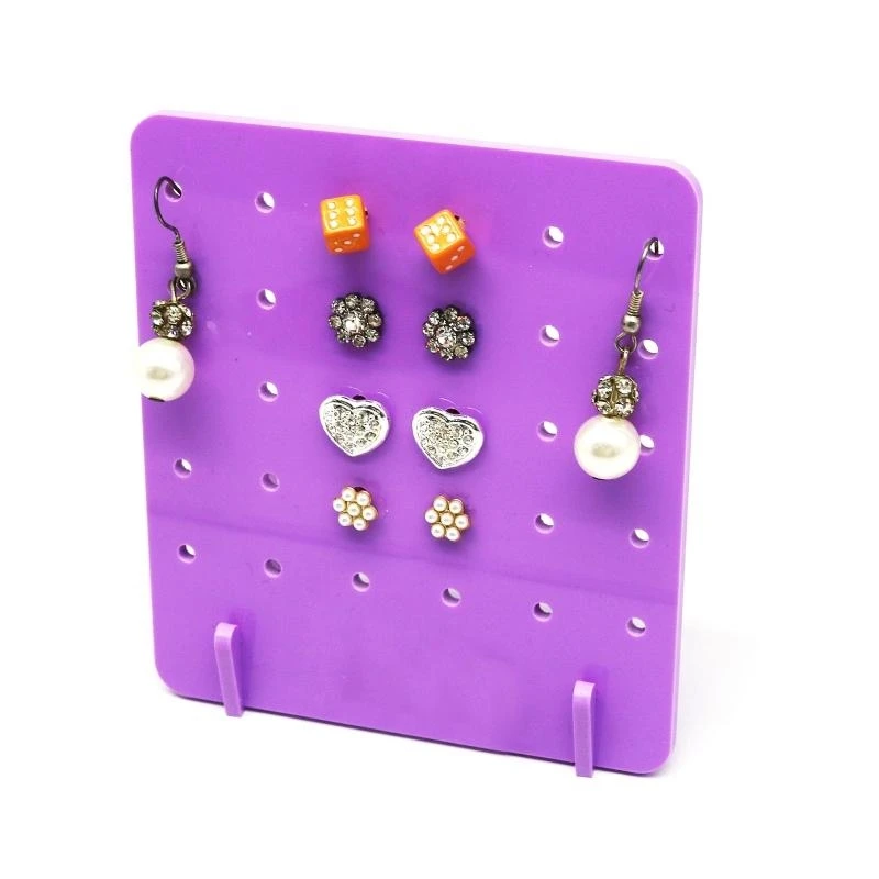 30 Holes Jewellery Stand Earrings Display Rack Earring Display Organiser Jewelry Rack Stand Earrings Studs