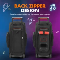 Estuche antipolvo para altavoz portátil con bolsillo para micrófono para JBL PARTYBOX 520/320/110, bolsa de almacenamiento para altavoz, funda de doble cara, bolsa de transporte para altavoz