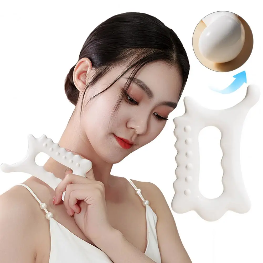 

11.5cm Gua Sha Facial Massage Tool Face Arm Leg Neck Shoulder Full Body Scraping Guasha Board Lymphatic Drainage Relief Massager