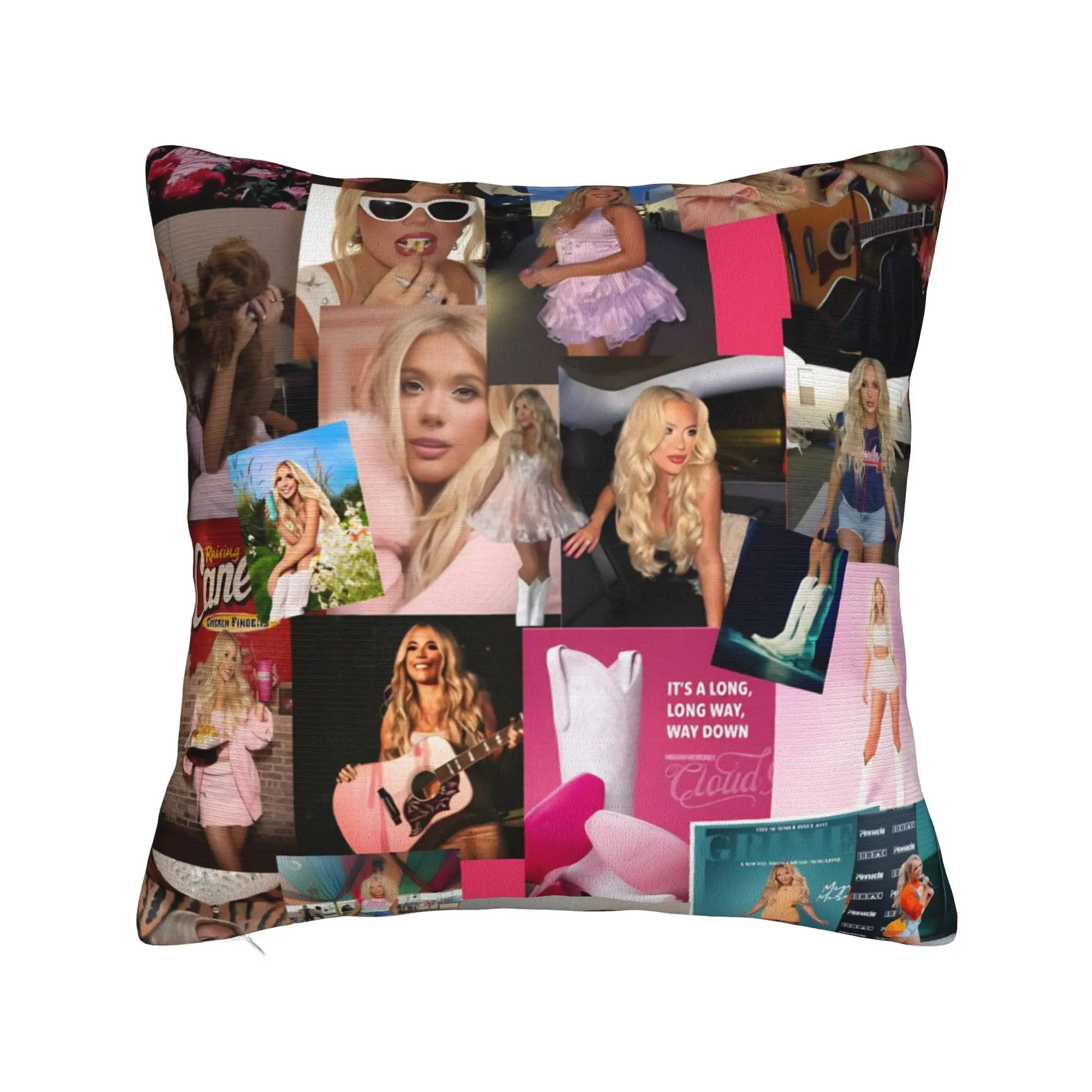 Megan Moroney Singer  Pillowcase Merch Printing Cushion Cover Decorative  Pillow Case Cover Bedroom Multi Size