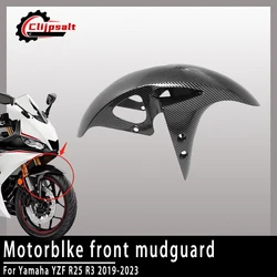 For Yamaha YZF R25 R3 Front Fender R 25 3 2019-2023 Motorbike Fairing Kit Mudguards Mudflap set ABS Carbon