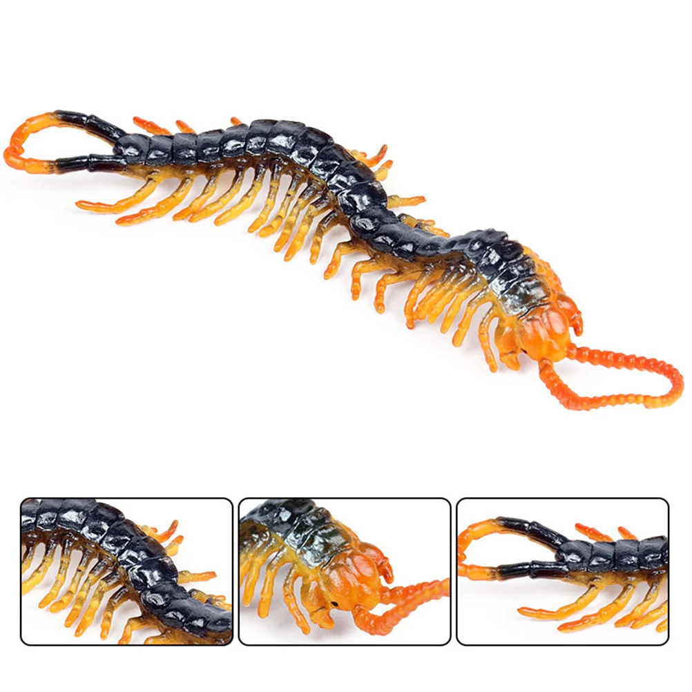 Vivid Centipede Toy Fake Scolopendra Toys Realistic Bugs Child Practical Jokes Children’s