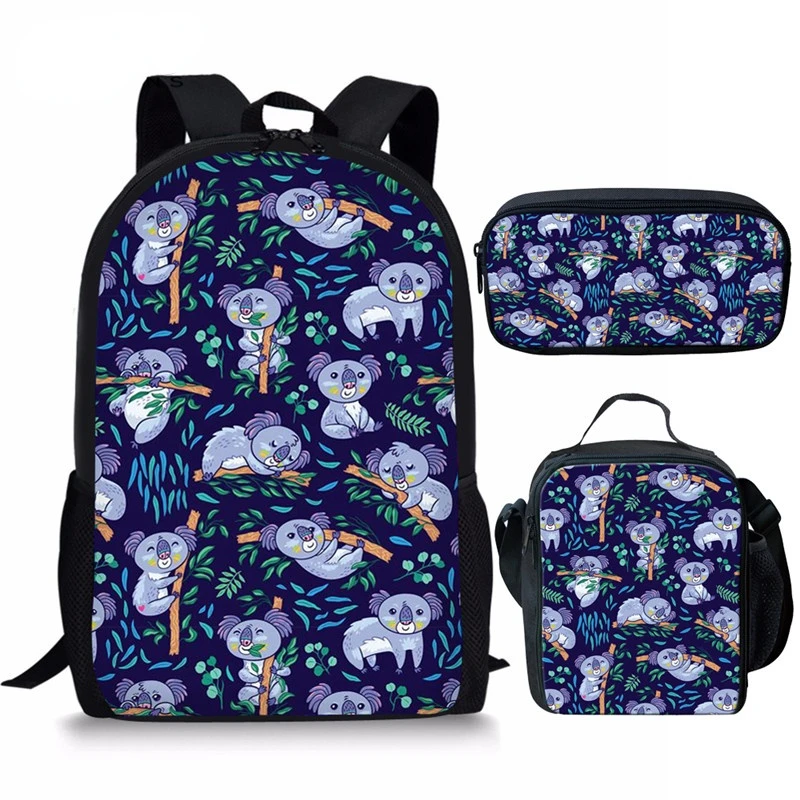 

Koala Bag School Backpack Set for Boys Girls 3PCS Children School Bag Set Kids Book Bags mochila escolar