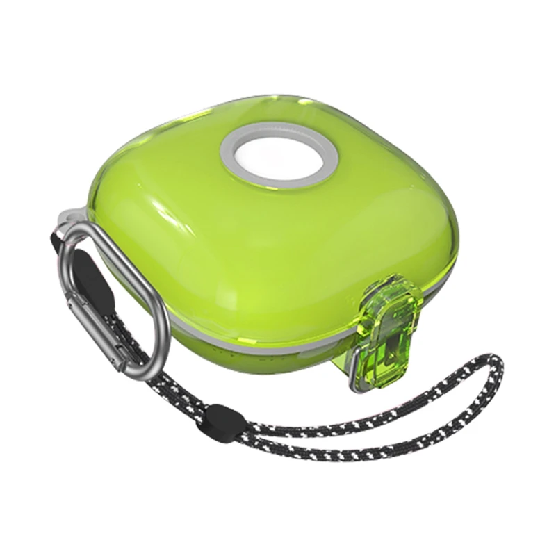 حافظة حامل سماعة الرأس سماعات لاسلكية غطاء من البولي يوريثان الحراري مع خطاف حبل ممتص للصدمات لهاتف Beats Fit Pro سهل التركيب -D #6