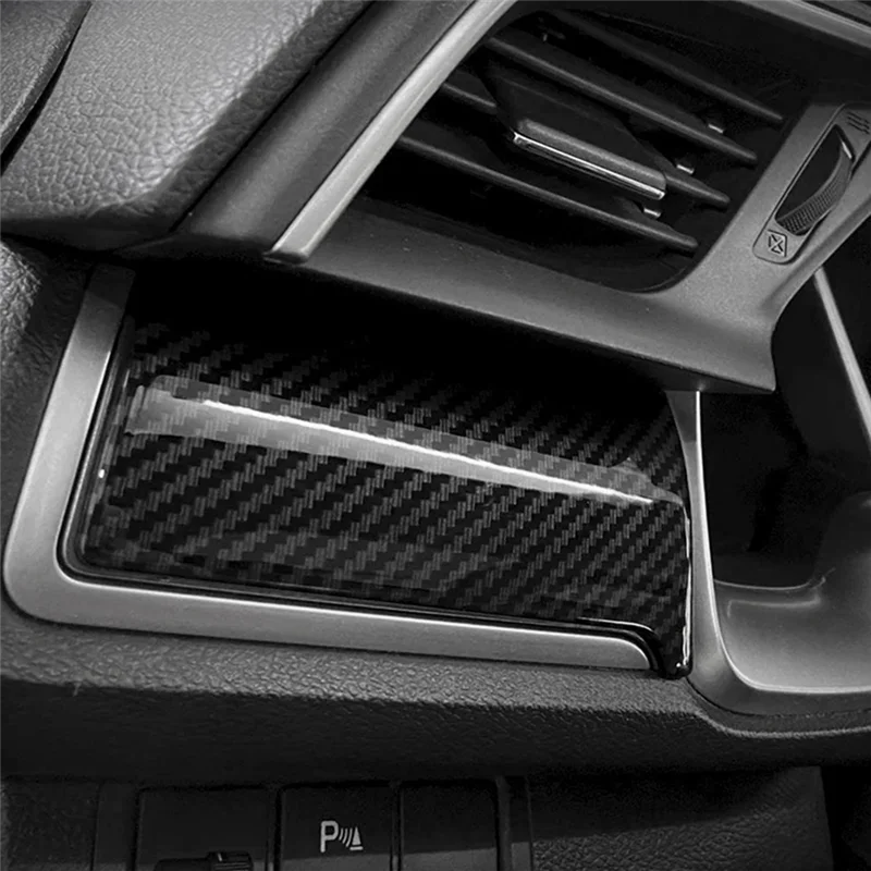 

A03E-Car Interior Dashboard Panel Cover Trim Styling For Honda Civic 10Th Gen 2016 2017 2018 2019-2021 Carbon Fiber Look