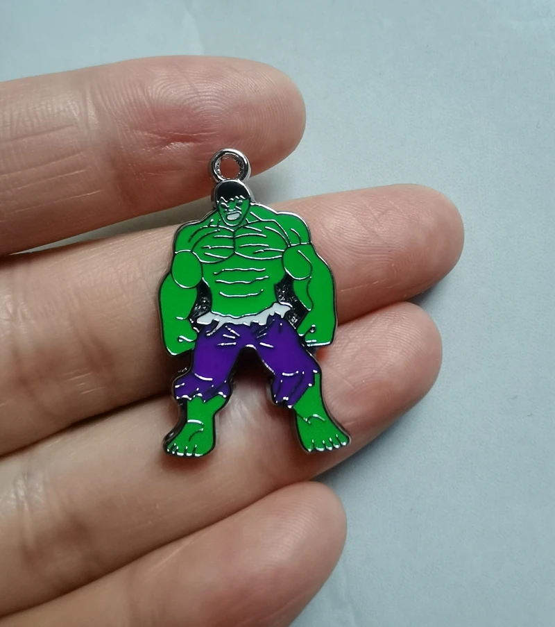 

10pcs Cartoon Charm Jewelry Making Enamel Pendant DIY Earring Necklace Bracelet Accessories Alloy