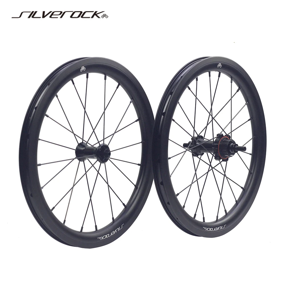 SILVEROCK SR30A Alloy Wheels 16in 349 Rim Caliper Brake External 3s 4s 5s 30mm for Brompton 3sixty Pikes Aceoffix Folding Bike