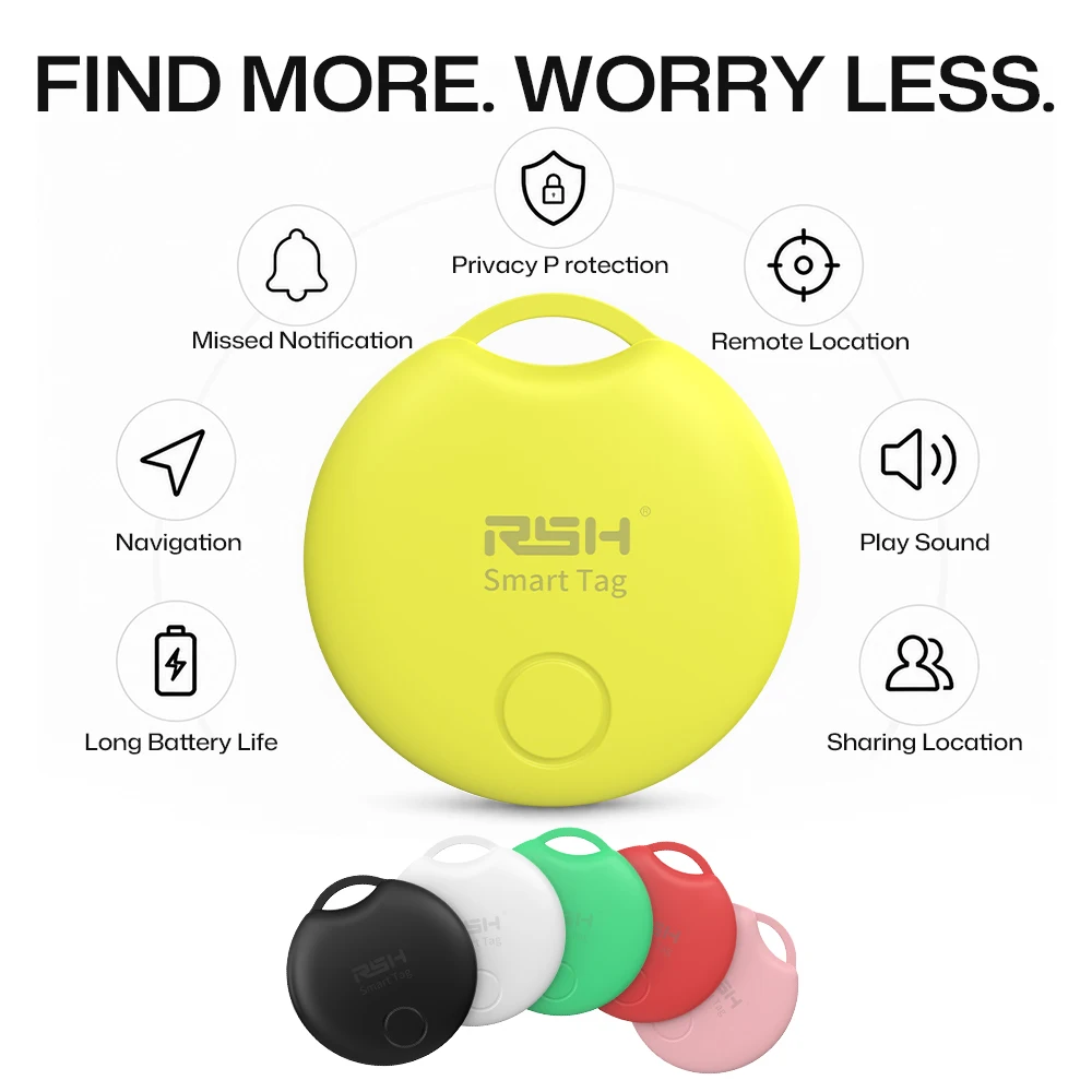 Bluetooth Smart Tag Item Locator Anti‑Lost Finder Compatible with Google Find Hub Mini Tracker for Car Key Wallet Suitcase Bag view 2