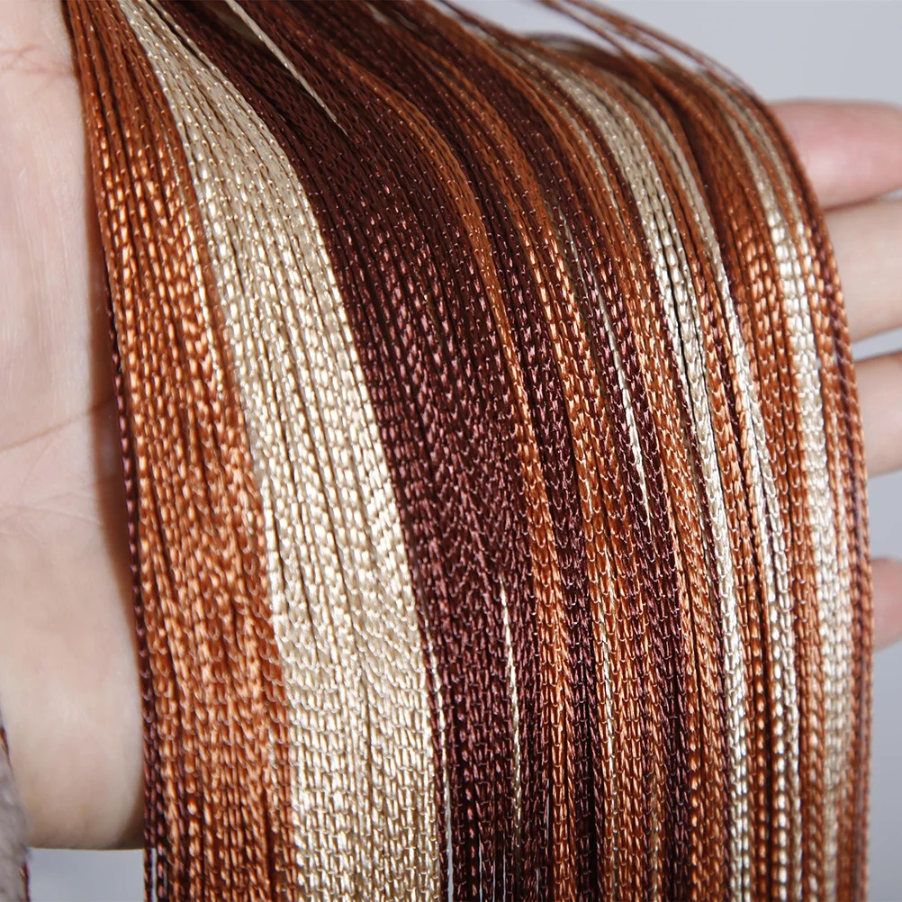 

100*200Cm String Curtain Thread Drapes For Bedroom Living Room Door Curtains Room Divider Party Wedding Decor Khaki