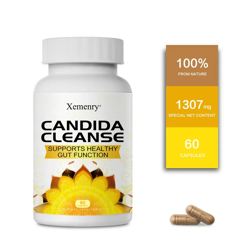 

Candida Cleanse - Relieves Bloating and Stomach Distension, Promotes Intestinal Health & Digestion, Improves Immunity