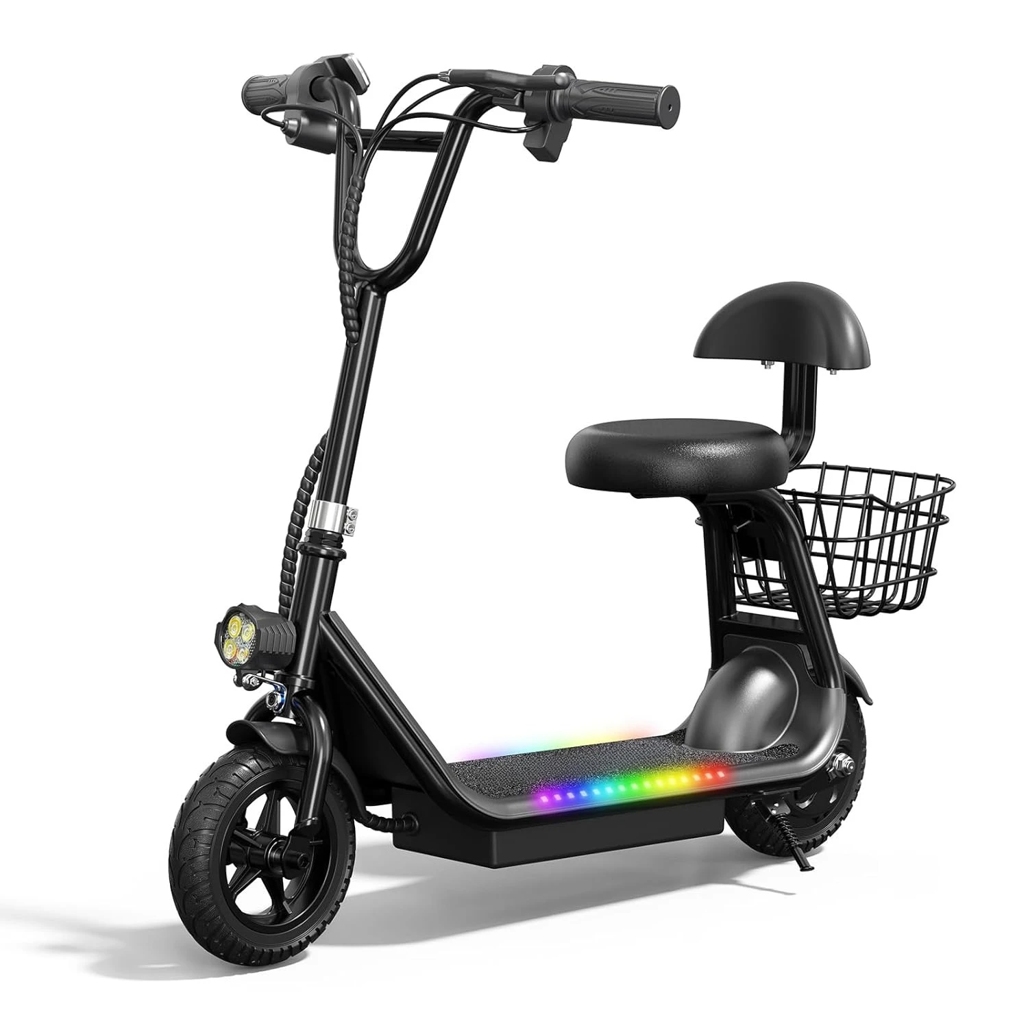 Electric Scooter with Seat for Adult, 36V/48V Electric Scooter for Adults 372W/500W/750W Motor, 6/20 Mile Range,, Customized