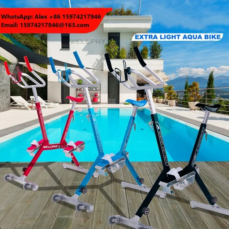 New Aqua Bike Underwater Biking Hydro Pool Bike Water Rider For Spa Fitness Swimming Pool Aquatic Training Cycling