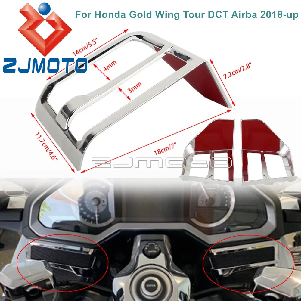 Motorcycle Accessories Loud Speaker Trim Grille Cover For Honda Gold Wing GL 1800 F6B Tour DCT Airba 2018-up 2019 2020 2021 2022