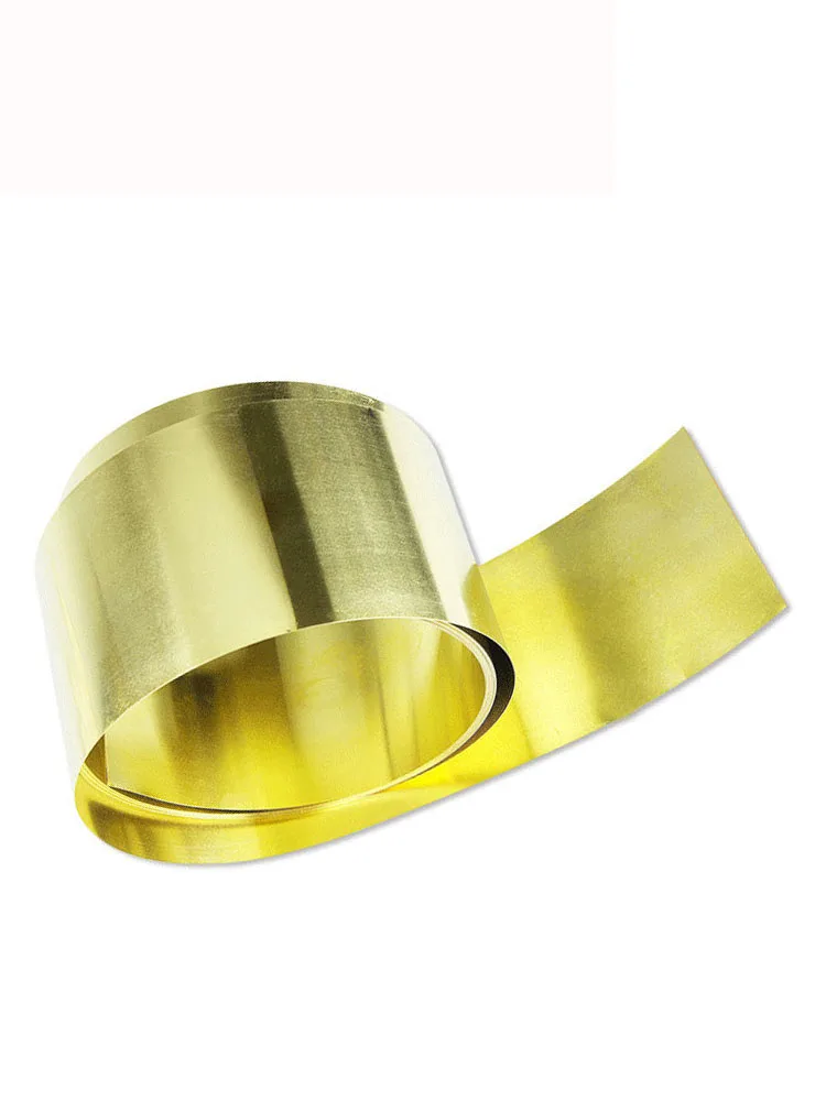 1 متر طول النحاس احباط لوحة حزام 0.1 مللي متر 0.2 مللي متر 0.3 مللي متر 0.4 مللي متر 0.5 مللي متر سمك النحاس أحزمة الصفائح المعدنية 10/20/30/40/50/60 مللي متر العرض #5