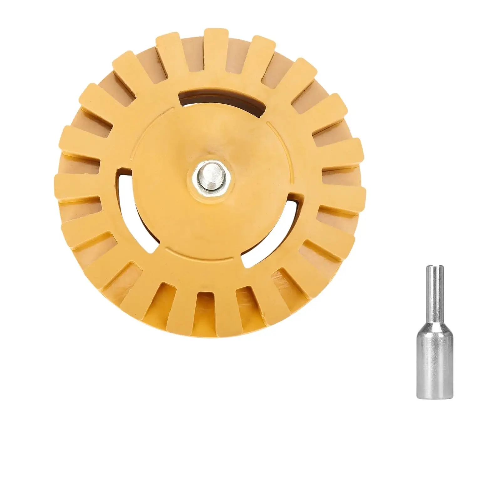 

90mm Rubber Eraser Wheel Adhesive Remover For Car Vinyl Sticker Paint Removal With Drill Adapter