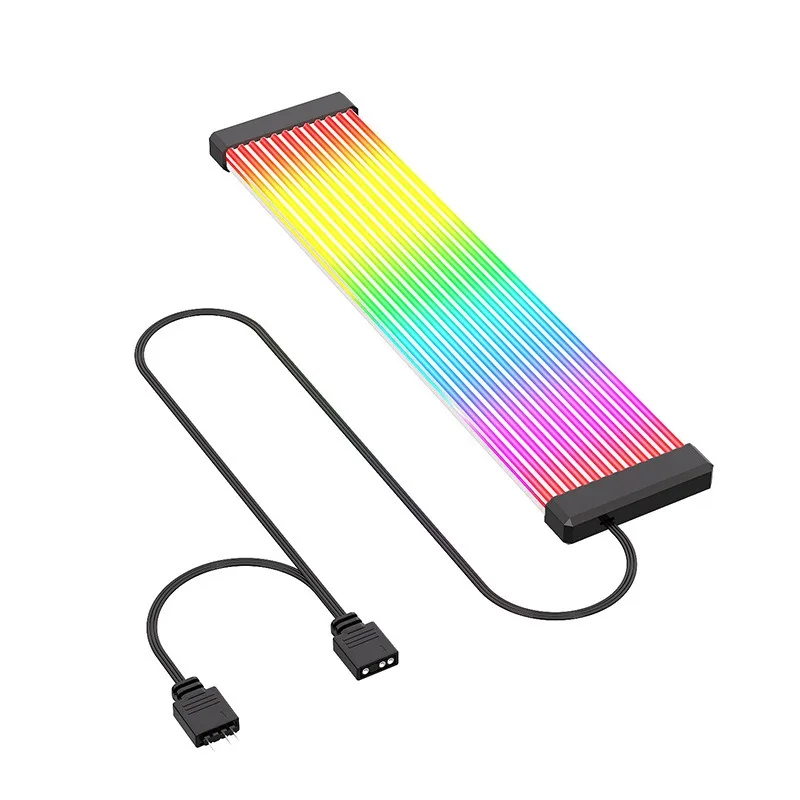 For Chassis Neon Line ARGB Strip Light Chassis Rqb Light Panel Luminous Line Ambient Light
