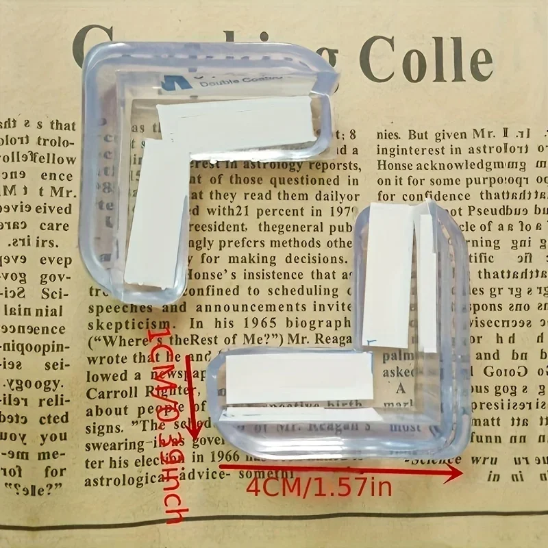 10PCS Transparent Anti Kollision Winkel PVC Pad Kind Sicherheit Ecke Schutz Baby Kollision Proof Protector Weihnachten geschenk