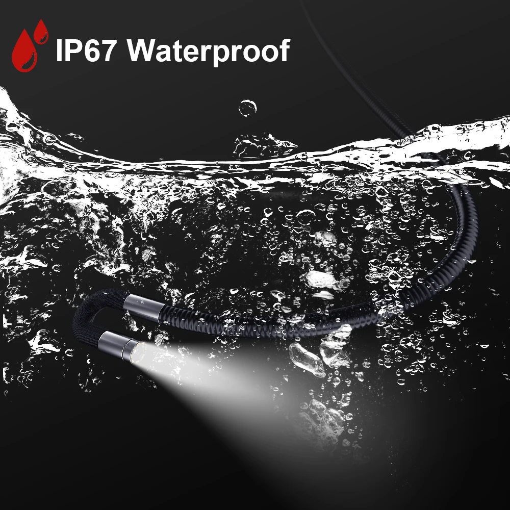 كاميرا Borescope الصناعية المفصلية في اتجاهين 1080p كاميرا Borescope الصناعية للسيارة