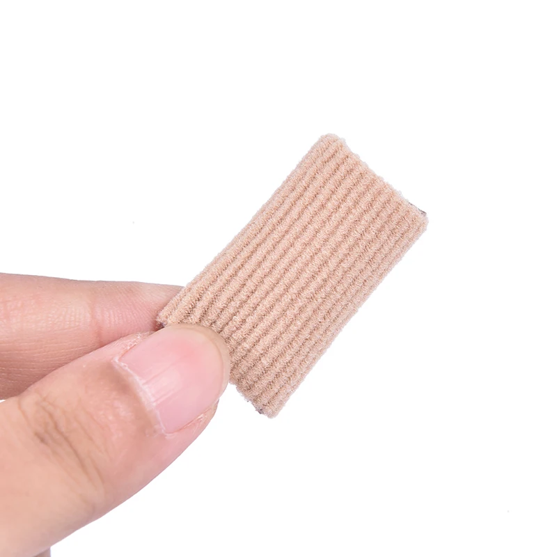 Fabric Finger Toe Protector Separator Applicator Pedicure Corn Callus Remover Hand Pain Relief Soft Silicone Tube Foot Care Tool