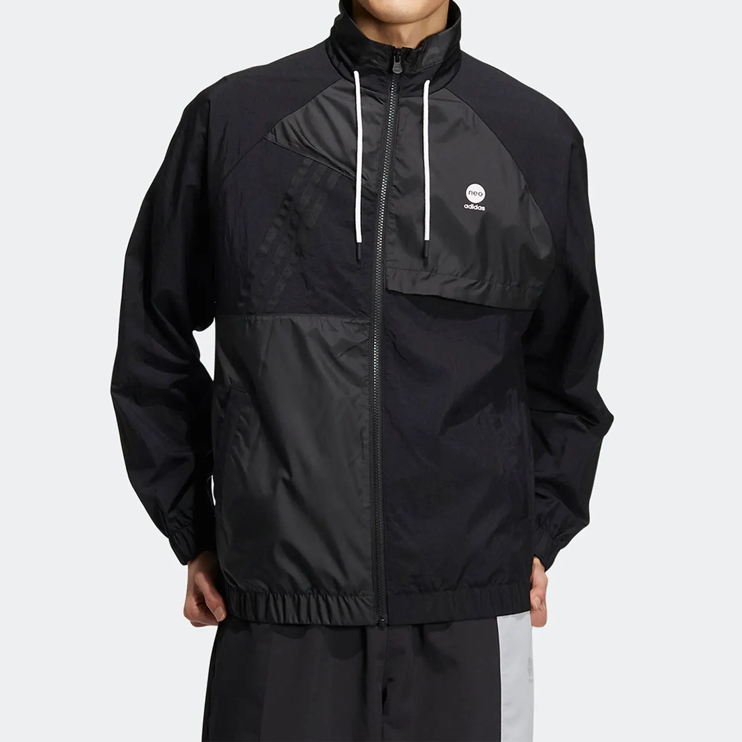 adidas-genuine-neo-seasonal-new-style-men's-and-women's-stand-collar-jacket-hn4751