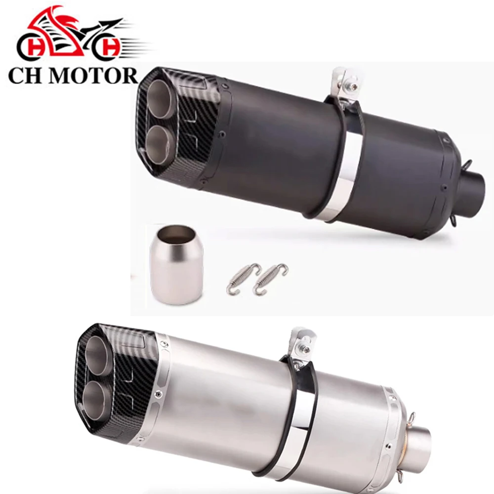 Escapamento para Motos, Canos de Silenciador com Db Killer para Er6n, Z900, Z800, F800gs, S1000rr, R6, Z400, R3, R2, Universal 51mm