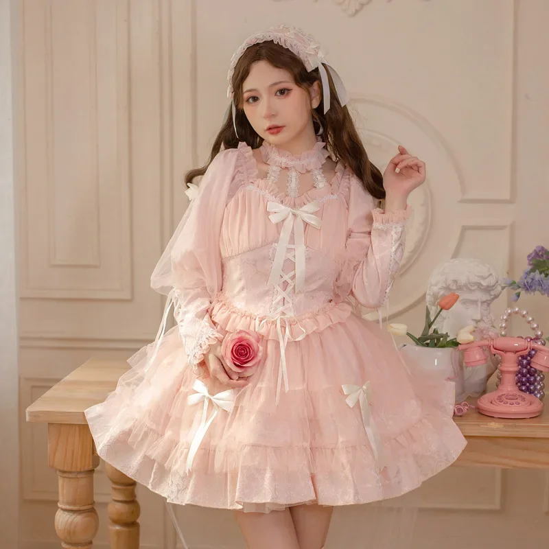 

The Beginning of Love ~ Sweet Princess Long Sleeve Lolita Dress by Yomi